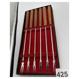 TEAK HANDLED SKEWERS