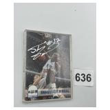 SHAQ SIGNED BASKETBALL CARD WITH CERT OF AUTH