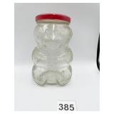 FIGURAL BEAR JAR, 6"