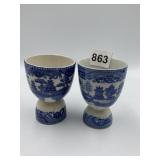 2 EGG CUPS MADE IN JAPAN