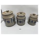 HEINZ CANISTER SET, EACH WITH LIDS, NO DAMAGE
