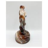 VENUS RISING IMPERIAL GLASS FIGURE 6.75 INCHES