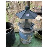 PEANUTS POPCORN TIN AND BIRD FEEDER