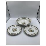 3 PC OF NORITAKE JAPAN PAISLEY CHINA, SERVING