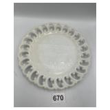 OPEN DESIGN WHITE PLATE