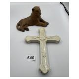 LENOX CROSS AND TIGER FIGURE