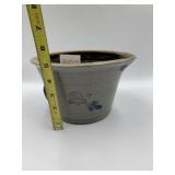 ROWE POTTERY SALT GLAZE MIXING BOWL WITH LIP