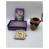 CAMEL CIGARETTES SMOKIN JOE TIN WITH MATCHES,