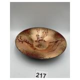 1999 STUDIO ARTIST ENAMEL METAL BOWL KELSO