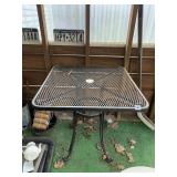 28X28 IRON GARDEN TABLE