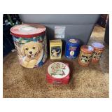 ASSORTED VINTAGE TINS