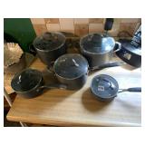 COOKING WITH CALPHALON 5 PC NON-STICK COOKWARE