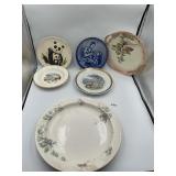 13" ROUND PLATTER, LIMOGES HANDLED SERVING, PANDA