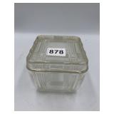 GLASS REFRIGERATOR BOX WITH LID