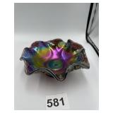 5X1.5 CARNIVAL GLASS SMALL BOWL