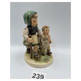 1974 HUMMEL FIGURINE BOY AND GIRL WITH BURRO