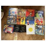 CHILDRENï¿½S 45 RECORDS AND BOOKS INCLUDING GREEN