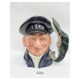 ROYAL DOULTON LOBSTER MAN MUG, 8.5X8