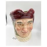 ROYAL DOULTON SCROOGE MUG, 7X6.5