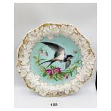 C.T. HAND PAINTED LARGE SERVING DISH