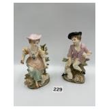 ANDREA BOY AND GIRL FIGURINE, 6", BOY WITH BROKEN
