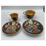 TEACUP AND DEMITASSE TEACUPS AND SAUCERS MADE IN