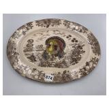 TURKEY SERVING PLATTER MADE IN JAPAN