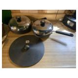 CIRCULON POTS WITH LIDS AND UNIVERSAL COVER