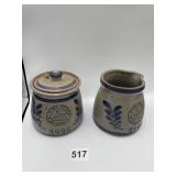 HEINZ SALT GLAZE SUGAR AND CREAMER SET