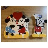 MICKEY MOUSE SPOON REST AND DECORATIVE TRIVET