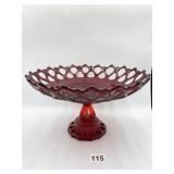WESTMORELAND DORIC PATTERN COMPOTE 11 INCH BY 6-
