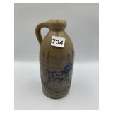 SALMON FALLS NH ROCKING HORSE SALT GLAZE JUG