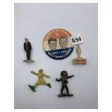 KENNEDY MINIATURE FIGURES, KENNEDY JOHNSON