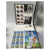 ENTIRE SHEET OF MUPPETS AND LOONEY TUNE STAMPS