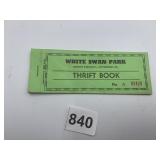WHITE SWAN AMUSEMENT PARK TICKET BOOKLET