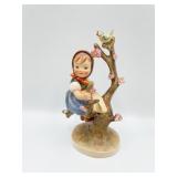 HUMMEL FIGURINE, GIRL IN TREE