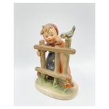 HUMMEL FIGURINE, GIRL AT GATE