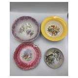 SEVRES BIRD MOTIF PLATE, LIMOGES AND OTHER