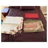 TABLE RUNNERS W/ FRINGE AND OTHERS