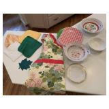 APRONS, BOWLS ETC.