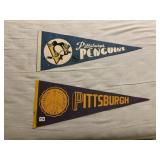 PENGUINS AND PITTSBURGH PENNANTS