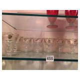 GOLD RIM LEAF GLASSES