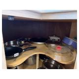FRY PANS, FOOD COVERS, GRAVY W/ LID