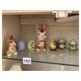 ADORABLE BUNNIES AND EGG CANDLES