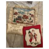 THREE HOLIDAY PILLOWS
