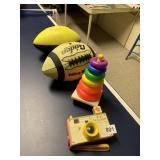 PLAY CAMERA, STACKING BABY TOY, JR. FOOTBALL