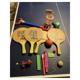 PADDLES, PULL TOY ETC.