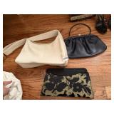 3 PURSES INCL. EVENING BAG