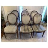 HENREDON CHAIRS INCL. 2 ARMCHAIRS UPHL. SEAT AND