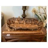 LAST SUPPER 20" W X 9" D WOOD